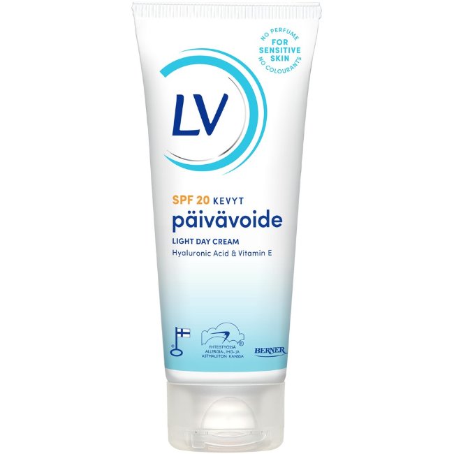 Легкий увлажняющий дневной крем для лица LV с фактором защиты SPF 20, 60 мл