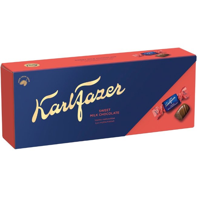 Шоколадные конфеты (нежный молочный шоколад) Karl Fazer 250 гр