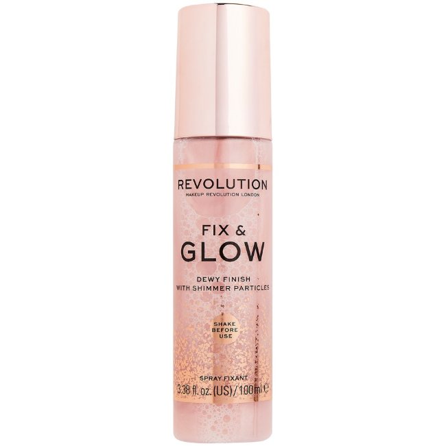 Фиксирующий и сияющий спрей для макияжа Makeup Revolution Fix & Glow 100 мл