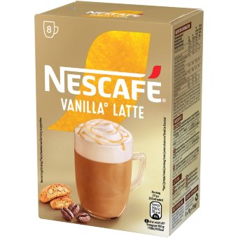 Кофейный напиток (Ваниль) Nescafé Vanilla latte 8шт/136г