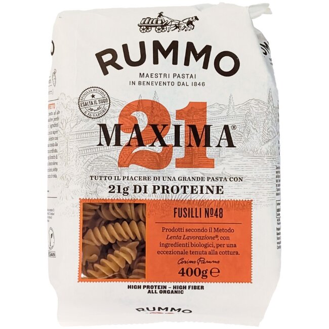 Макароны Fusilli no48 Rummo Maxima 400 гр органические