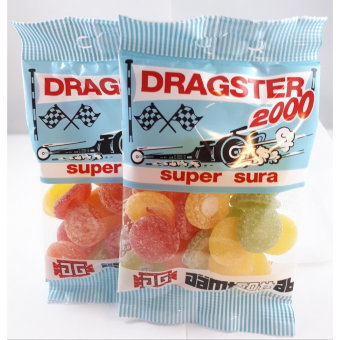 Фруктовые желейные конфеты Dragster 2000, 50 гр Фруктовые желейные конфеты Dragster 2000, 50 гр