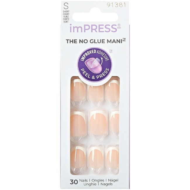 Накладные ногти Kiss imPress - модель 30 шт