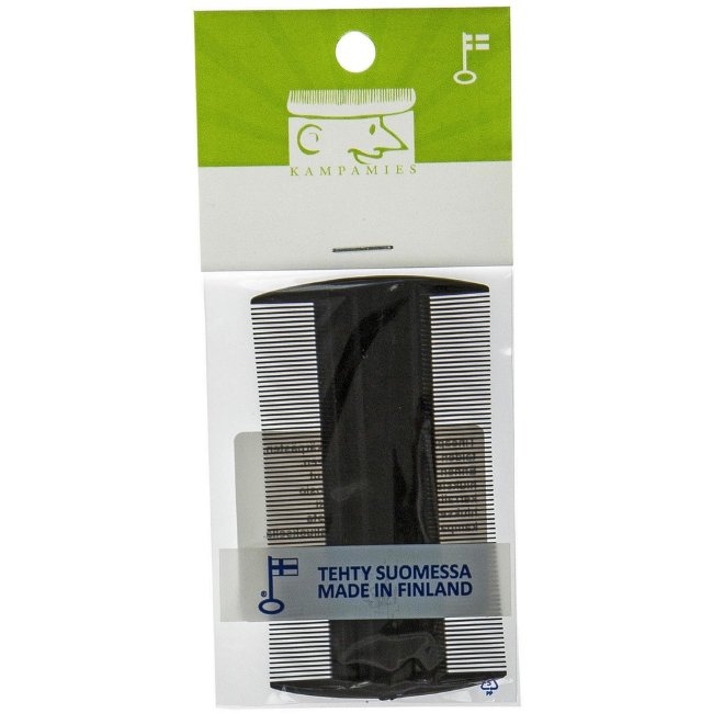 Расчёска двусторонняя с мелкими зубьями Kampamies Расчёска двусторонняя с мелкими зубьями Kampamies