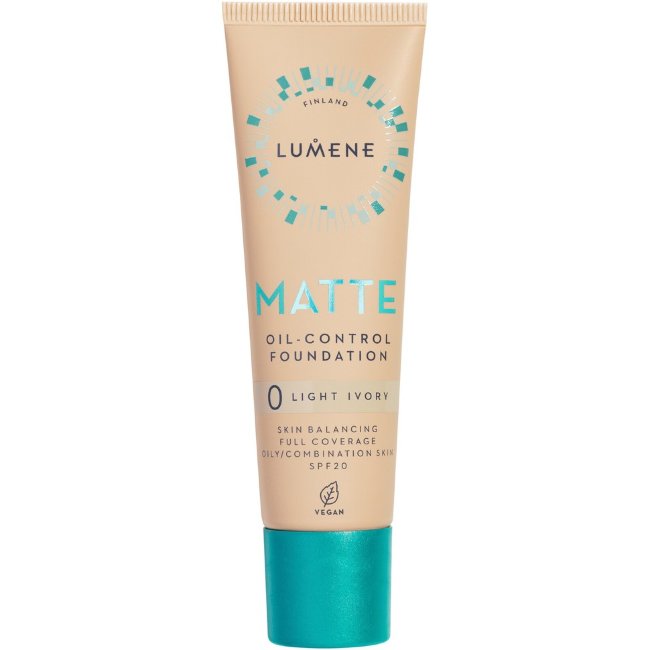 Матирующий тональный крем Lumene Matte Oil-control SPF20 30 мл Light Ivory Матирующий тональный крем Lumene Matte Oil-control SPF20 30 мл Light Ivory