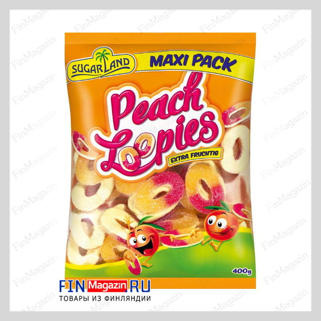 Мармелад SugarLand (персик) 400 гр Мармелад SugarLand (персик) 400 гр