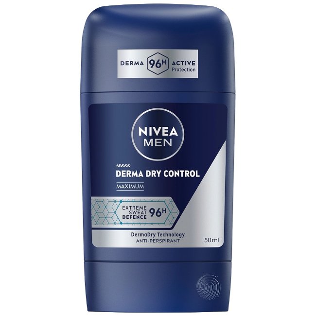 Антиперспирант-стик NIVEA MEN Derma Dry Control Maximum 50 мл