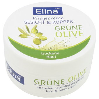 Крем для лица оливковый Elina olivenol 150 мл