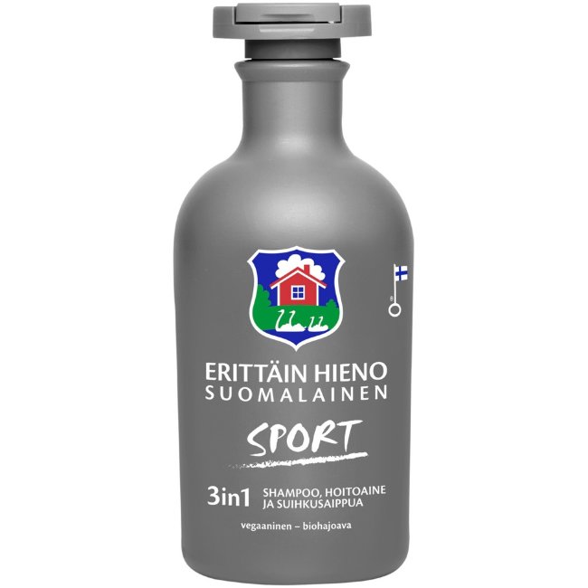 Шампунь для мужчин Erittain Hieno Sport 3в1 300 мл