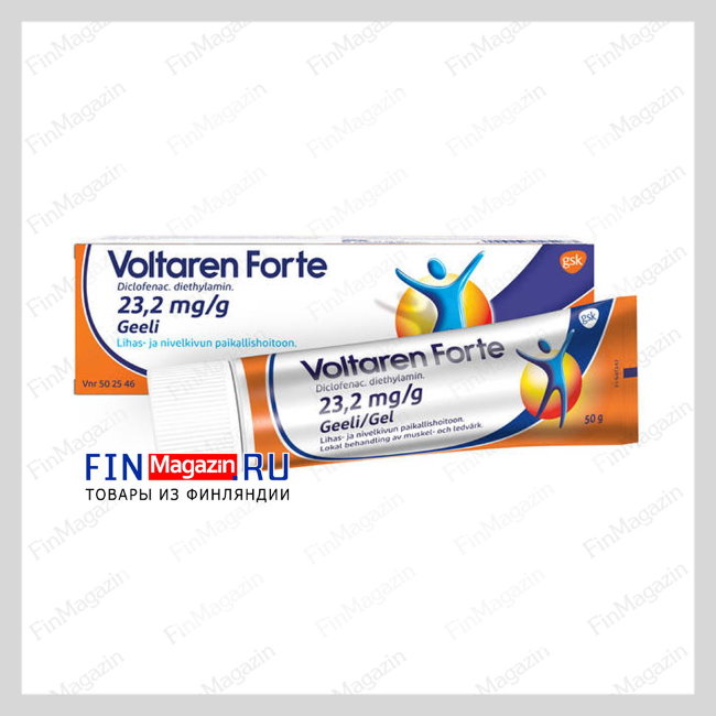 Вольтарен Форте гель для мышц и суставов 23,2 мг 50 гр
