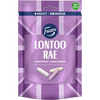 Лакричные конфеты Fazer Lontoo 175 гр