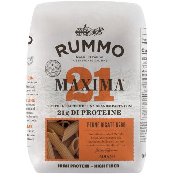 Макароны Rummo Maxima Penne Rigate №66 400 гр био