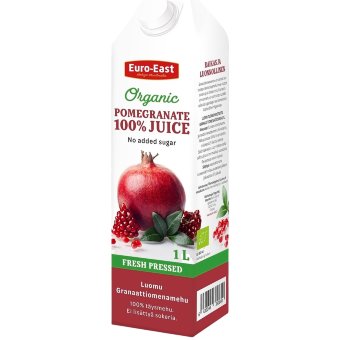 Био сок гранатовый Euro-East 1 л, Tetrapack Био сок гранатовый Euro-East 1 л, Tetrapack