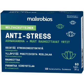 Таблетки Makrobios Anti-stress 60 шт 30 гр