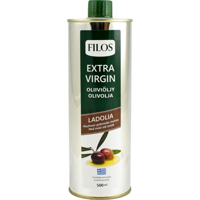 Оливковое масло Filos ladolia extra virgin 500мл