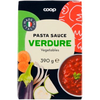 Паста с овощным соусом Coop 390 гр