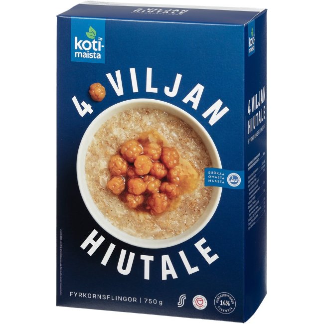 Хлопья 4 злака Kotimaista Neljän Мiljan hРutale 750 гр