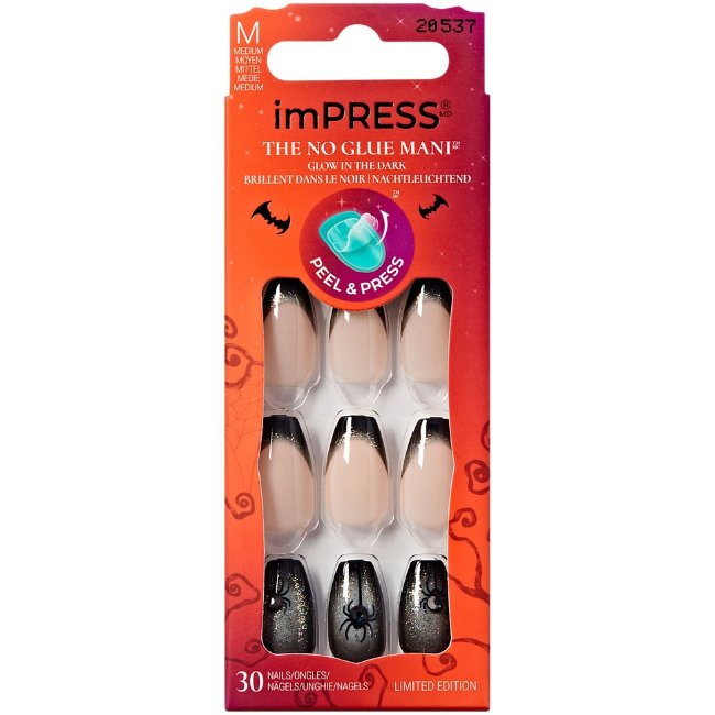 Накладные ногти Kiss imPress Halloween 2025 Bad Idea right 30 шт