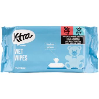 Салфетки для ухода за ребенком Xtra 72 шт