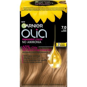 Крем-краска для волос Garnier Olia 7.0 темно-русый 174 мл Крем-краска для волос Garnier Olia 7.0 темно-русый 174 мл