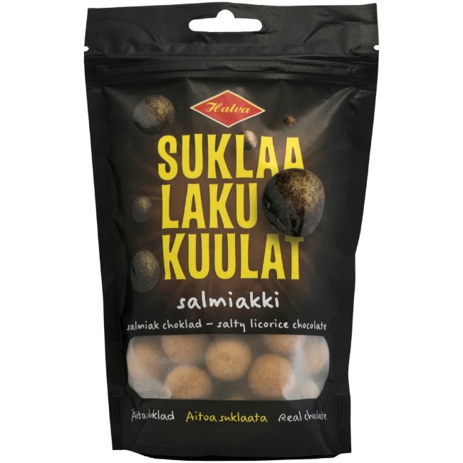 Шоколадные шарики с лакрицей Halva 120 гр