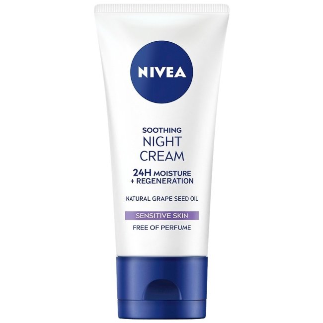 Ночной крем для чувствительной кожи лица NIVEA 50 мл