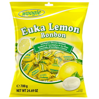 Конфеты с эвкалиптом и лимоном Woogie 700 гр Конфеты с эвкалиптом и лимоном Woogie 700 гр