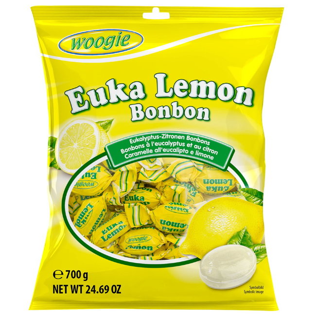 Конфеты с эвкалиптом и лимоном Woogie 700 гр