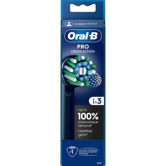Сменные насадки Oral-B PRO Cross Action Black 3 шт Сменные насадки Oral-B PRO Cross Action Black 3 шт