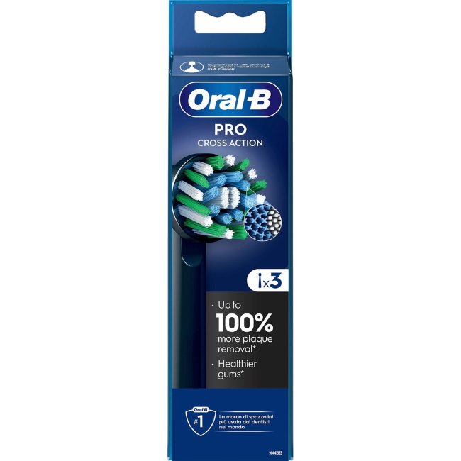 Сменные насадки Oral-B PRO Cross Action Black 3 шт Сменные насадки Oral-B PRO Cross Action Black 3 шт