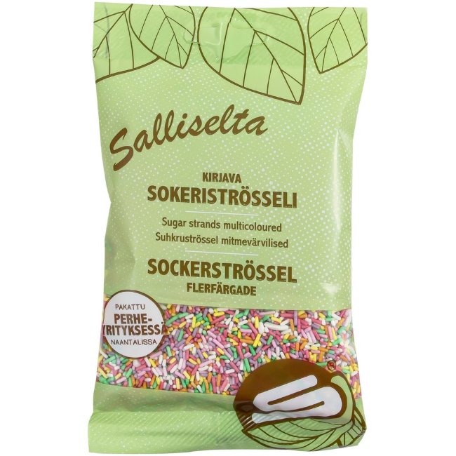 Кондитерская посыпка Salliselta (цветные палочки) 100 гр
