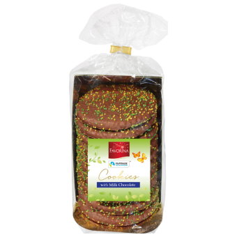 Пасхальное печенье с молочным шоколадом Favorina Fairtrade 200 гр Пасхальное печенье с молочным шоколадом Favorina Fairtrade 200 гр