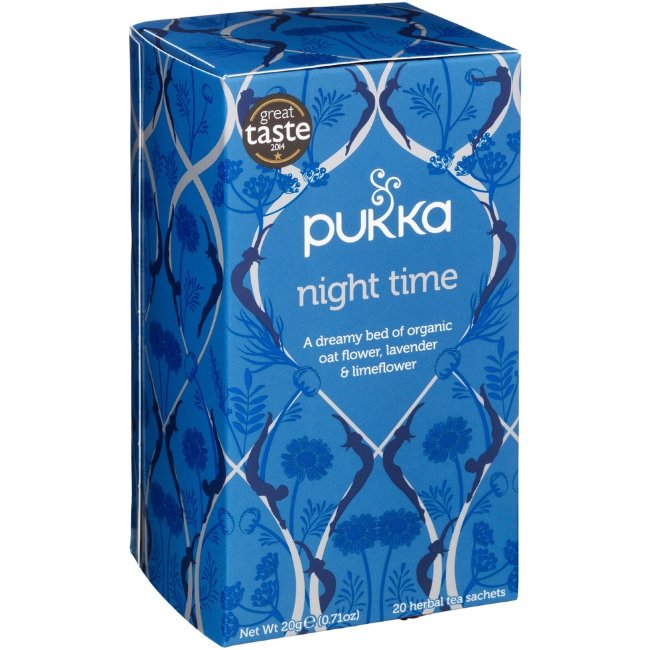Травяной чай органический Nigth time успокаивающий 20 шт Pukka 20 г