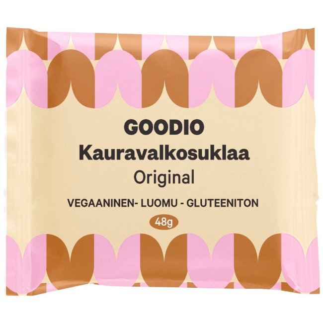 Овсяной белый шоколад Goodio Original био 48 гр
