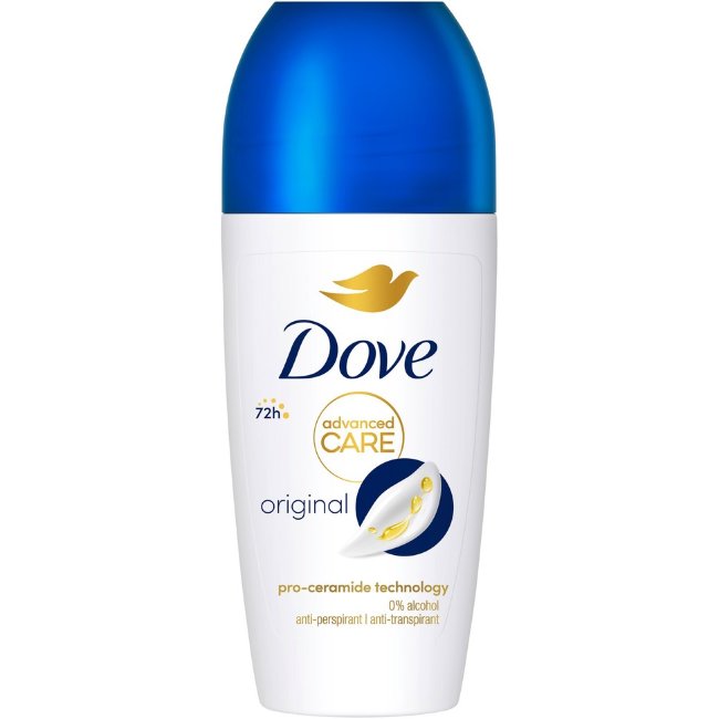 Дезодорант-антиперспирант шариковый Dove 72h Advanced Care Original 50 мл