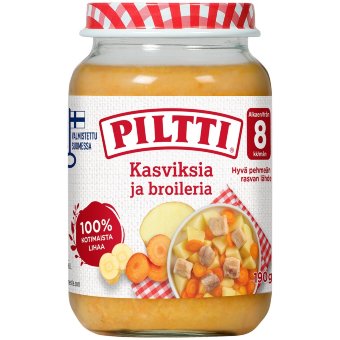 Piltti (курица,картофель,морковь) 200 гр Piltti (курица,картофель,морковь) 200 гр