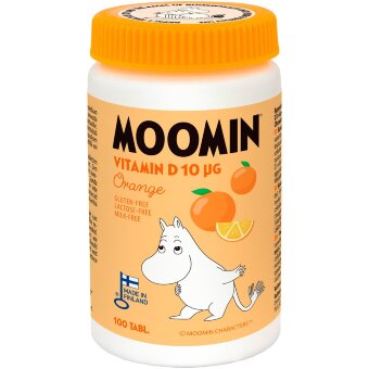 Жевательные таблетки с витамином D Moomin 10 мкг апельсин 100 табл мультиупаковка Жевательные таблетки с витамином D Moomin 10 мкг апельсин 100 табл мультиупаковка