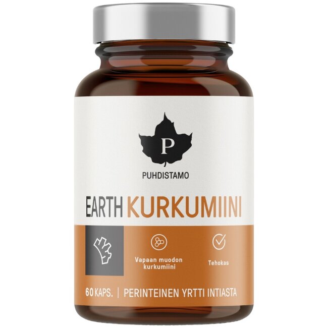 Пищевая добавка Puhdistamo Earth Куркумин 60 капсул
