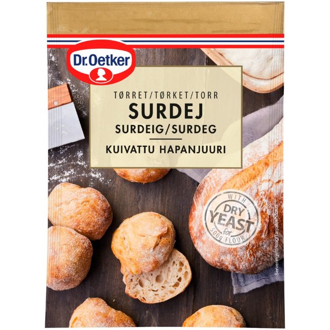 Порошок Dr. Oetker с сухой закваской и дрожжами 30 гр