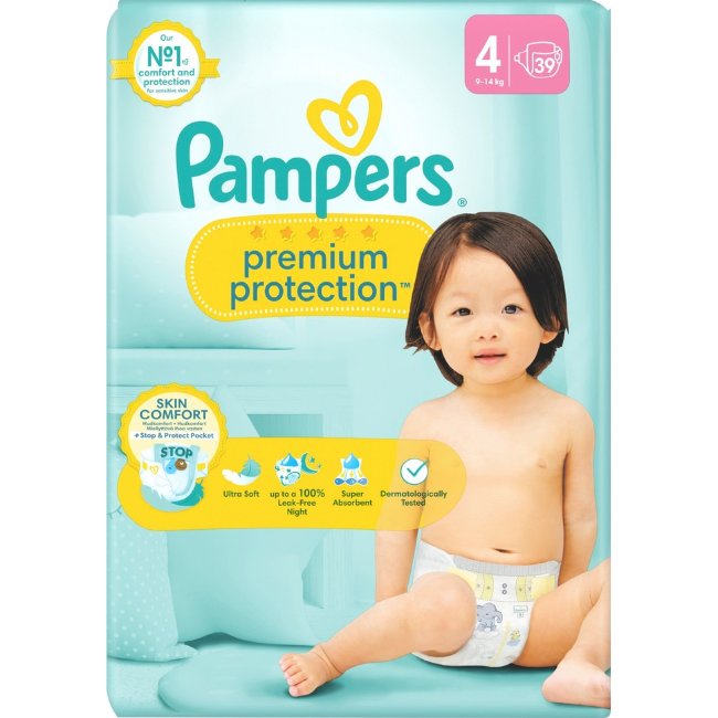 Подгузники-трусики Pampers Premium 4, 9-14 кг, 39 шт.