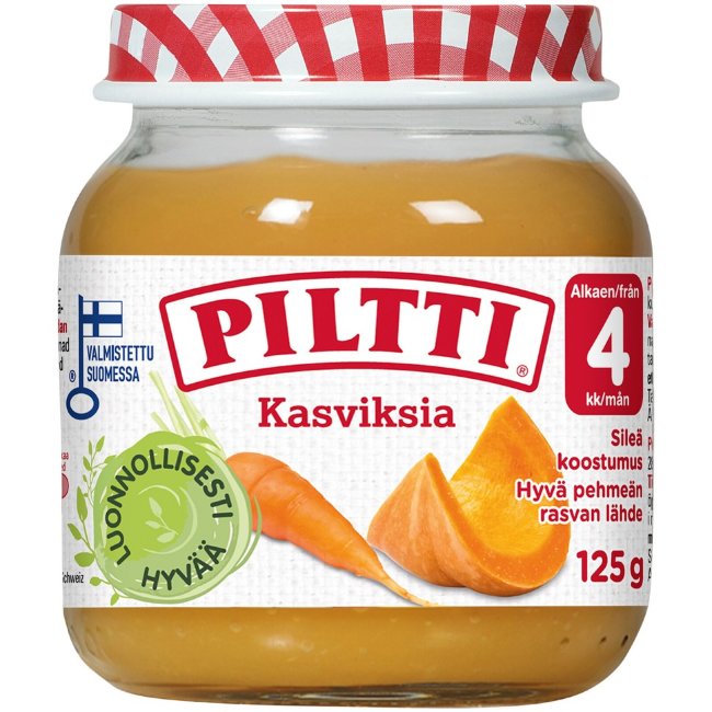 Овощное пюре PILTTI 125 гр