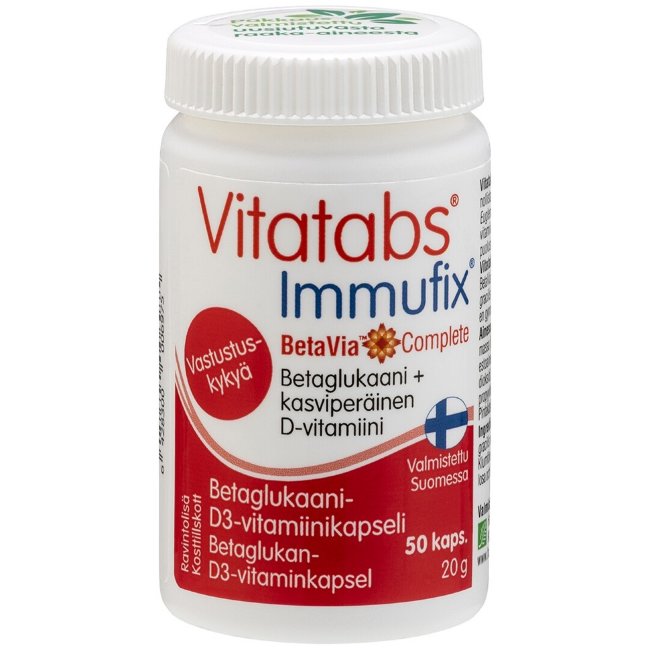 Витамины для иммунной системы Vitatabs Immufix 50 капсул Hankintatukku