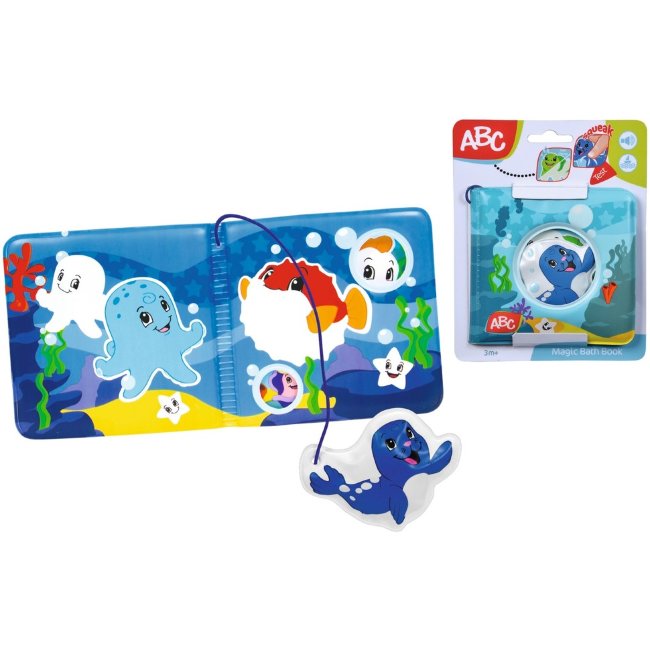 Водная книжка ABC Lumoava о подводном мире, 8 страниц, размер 13 x 13 см