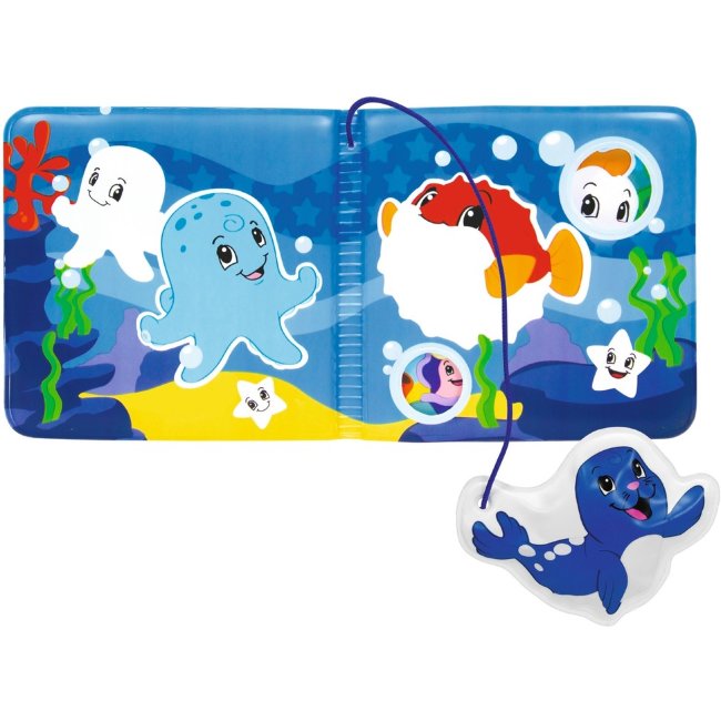 Водная книжка ABC Lumoava о подводном мире, 8 страниц, размер 13 x 13 см