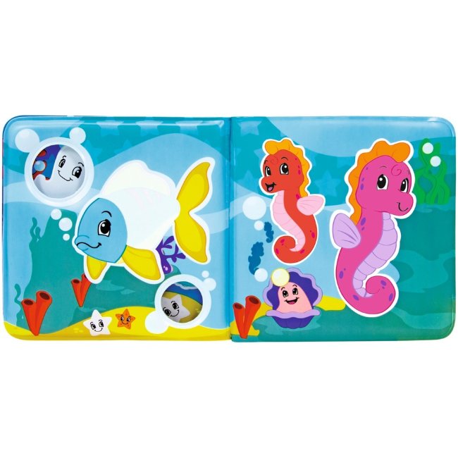 Водная книжка ABC Lumoava о подводном мире, 8 страниц, размер 13 x 13 см
