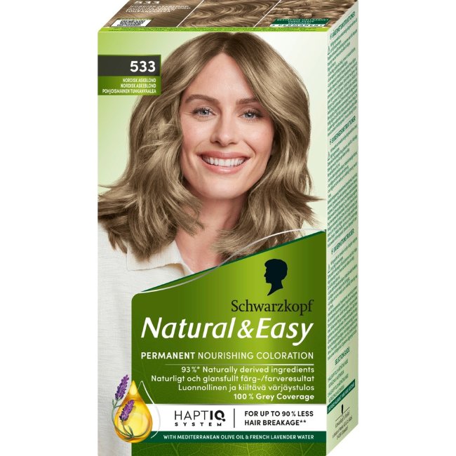 Краска для волос Schwarzkopf Natural & Easy 533 северный пепельный светлый