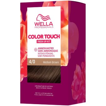 Краска для волос Wella Professionals Color Touch Pure Naturals средне-коричневый 4/0 130 мл