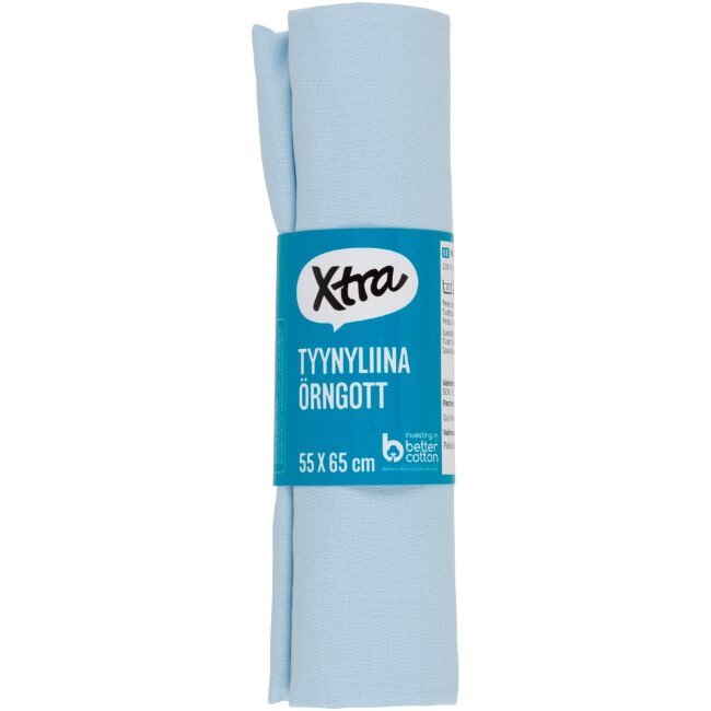Наволочка Xtra Uni 55x65 см, светло-голубая