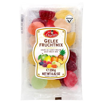 Мармелад в сахаре "Sir Charles" ( фруктово-ягодное ассорти ) 200 гр