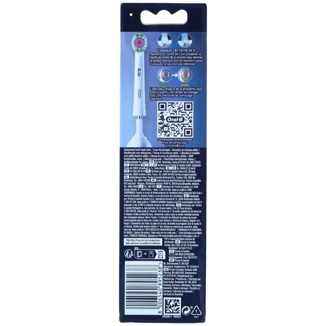 Сменные насадки Oral-B 3D White CleanMaximiser 4 шт Сменные насадки Oral-B 3D White CleanMaximiser 4 шт